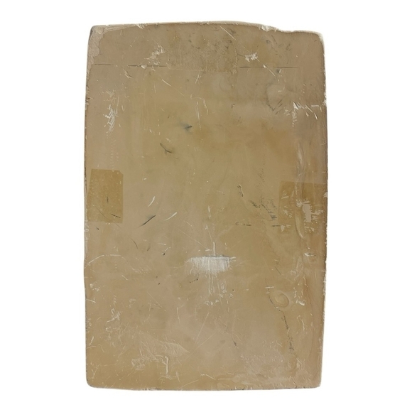 Carved Limestone Mayan Bas-Relief Panel By Artist GILBERTO SILVA RIVERA Plaque - Picture 7 of 7